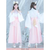 ふわもこきつね耳カチューシャ付き巫女風コスチューム ハロウィンコスプレ ガーリー… | Tika | 詳細画像12 