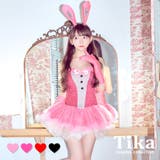 ピンク | ショーガール風バニーガールコスチューム ガーリーコスプレ ハロウィンコスプレ | Tika