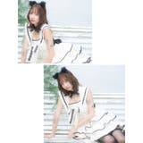 ねこ耳×マリン帽2WAYコスプレ ドットワンピ×チョーカー付き ハロウィンコスプ… | Tika | 詳細画像3 