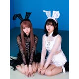 チェーンレースアップミステリアスハードバニーガールコスチューム | Tika | 詳細画像4