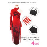 ドラゴンプリントワンショルダーカンフーチャイナコスチューム ハロウィンコスプレ | Tika | 詳細画像9
