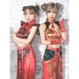 カットアウトセットアップセクシーカンフーコスチューム3点セット | Tika | 詳細画像5