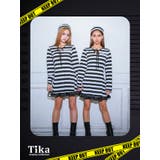 デコルテカットリボンプリズンガールコスチューム ハロウィンコスプレ | Tika | 詳細画像2