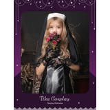 フェイクレザーデコルテカットレースアップシスターコスチューム ハロウィンコスプレ | Tika | 詳細画像2