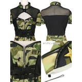 フロントジッパーアーミーガールコスチューム ハロウィンコスプレ ガーリーコスプレ | Tika | 詳細画像10