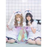 ドットシアーバストカットAラインバニーガールナースコスチューム ハロウィンコスプ… | Tika | 詳細画像3 