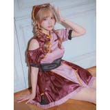 オープンショルダーAラインキョンシーコスチューム ハロウィンコスプレ | Tika | 詳細画像4