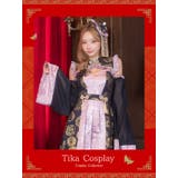フリル×プリーツバストカットキョンシーコスチューム ハロウィンコスプレ | Tika | 詳細画像2