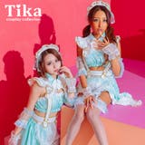 ランジェリーテイストフリルリボンメイドコスチューム ハロウィンコスプレ | Tika | 詳細画像1
