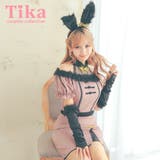 オープンショルダーチャイナテイストバニーガールコスチューム ハロウィンコスプレ | Tika | 詳細画像1