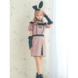 オープンショルダーチャイナテイストバニーガールコスチューム ハロウィンコスプレ | Tika | 詳細画像3
