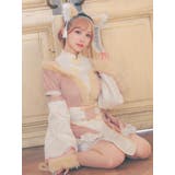キョンシー×フォックスチャイナテイストコスチューム ハロウィンコスプレ | Tika | 詳細画像6