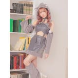 チェック×レザーふわもこウルフガールコスチューム ハロウィンコスプレ | Tika | 詳細画像3