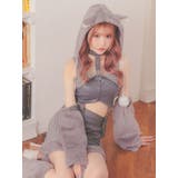 チェック×レザーふわもこウルフガールコスチューム ハロウィンコスプレ | Tika | 詳細画像4