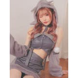チェック×レザーふわもこウルフガールコスチューム ハロウィンコスプレ | Tika | 詳細画像6