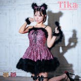 チェリーピンク | レオパードAラインキャットガールコスチューム ハロウィンコスプレ ガーリーコスプレ | Tika
