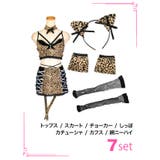 コード×レースアップ豹モチーフコスチューム ハロウィンコスプレ セクシーコスプレ | Tika | 詳細画像7