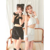 ふわもこセクシーカットキャットガールコスチューム ハロウィンコスプレ ガーリーコ… | Tika | 詳細画像2 