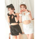 ふわもこセクシーカットキャットガールコスチューム ハロウィンコスプレ ガーリーコ… | Tika | 詳細画像4 