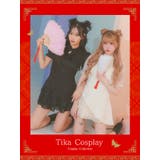 ティアード×フリルスカートシンプルワンカラーチャイナドレスコスチューム | Tika | 詳細画像2