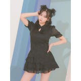 ティアード×フリルスカートシンプルワンカラーチャイナドレスコスチューム | Tika | 詳細画像8