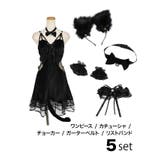 サイドカット×バストレースアップAラインキャットガールコスチューム ハロウィンコ… | Tika | 詳細画像7 