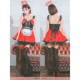 バストカットレースアップふわもこメイドコスチューム ハロウィンコスプレ ガーリー… | Tika | 詳細画像8 