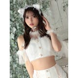 Tika レースアップホワイトキャットガールコスチューム ハロウィンコスプレ | Tika | 詳細画像2 