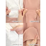 クロスネックハーフジップスリットタイトロングドレス セクシードレス 袖あり | Tika | 詳細画像8