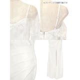 ベルスリーブレース×ウエストマークリボンラップタイトロングドレス セクシードレス | Tika | 詳細画像13