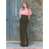 シアー×カシュクールペプラムロングドレス セクシードレス 袖あり | Tika | 詳細画像9