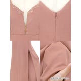 ハーフジップ×レース切替フレアロングドレス ガーリードレス エレガント | Tika | 詳細画像8 