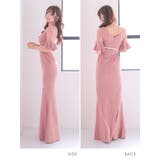 ハーフジップ×レース切替フレアロングドレス ガーリードレス エレガント | Tika | 詳細画像6 