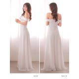 クロスコード×オフショルダータイトロングドレス セクシードレス 袖なし | Tika | 詳細画像6 