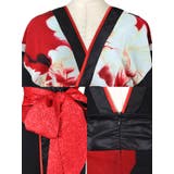 ニュアンスフラワーハイウエスト和風ロングドレス 和ドレス キャバドレス | Tika | 詳細画像7 