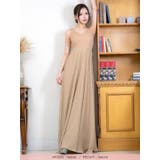 シャイニープリーツ×Vネックフレアロングドレス セクシードレス エレガント | Tika | 詳細画像11 