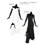 オフショルサイドフリルロングドレス スリット マーメイドドレス | Tika | 詳細画像11 