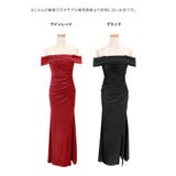Tika オフショルダースリットラメ入りタイトロングドレス セクシードレス | Tika | 詳細画像7 