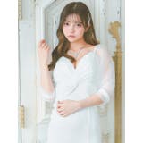 シアースリーブバストカットツイストマーメイドロングドレス キャバドレス キャバ | Tika | 詳細画像6
