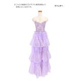 ビジュー×ティアードチュールスピンドルタイトロングドレス ガーリードレス セクシ… | Tika | 詳細画像8 