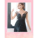 総ラメバストカットハイウエストロングドレス キャバドレス キャバ | Tika | 詳細画像6