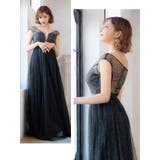 総ラメバストカットハイウエストロングドレス キャバドレス キャバ | Tika | 詳細画像7