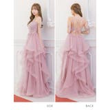 フリルボリュームチュール×バックシャンコードロングドレス セクシードレス | Tika | 詳細画像11