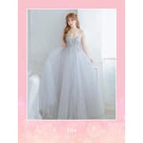 ボリュームチュールバックレスロングドレス バストカット 袖なし | Tika | 詳細画像6
