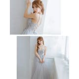 ボリュームチュールバックレスロングドレス バストカット 袖なし | Tika | 詳細画像7