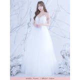 ボリュームチュールバックレスロングドレス バストカット 袖なし | Tika | 詳細画像4