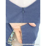 Tika ラメ生地サイドシアービジューラインロングドレス セクシードレス | Tika | 詳細画像10 