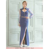 シアースリーブ×スリットセットアップタイトロングドレス セクシードレス 袖あり | Tika | 詳細画像5 