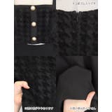 レース切替スクエアネック 長袖タイトミニドレス エレガントドレス | Tika | 詳細画像9 