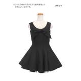 Tika フロントビッグリボンノースリーブフレアミニドレス キャバドレス | Tika | 詳細画像8 
